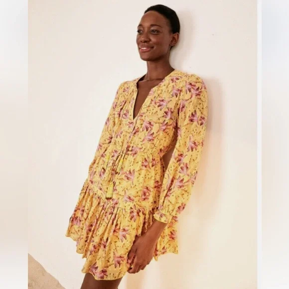 FARM Rio Banana Sunshine Mini Dress - Picture 3 of 10